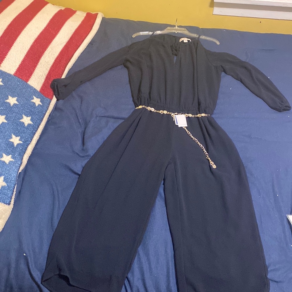 MK JUMPSUIT OPEN SHOULDER LONG SLEEVES SIZE  XL IN GOOD CONDITION